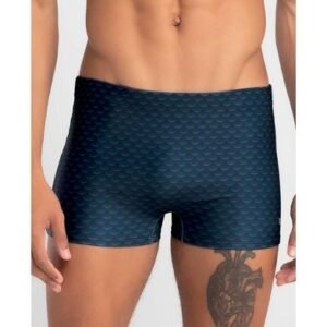Sunga Boxer Estampada 3d Azul Marinho P