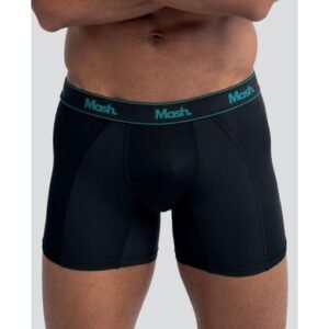Cueca Boxer Longa Microfibra Active Preto GG