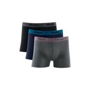 Kit 3 Cuecas Boxer Cotton Sortido M