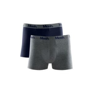Kit 2 Cuecas Boxer Cotton Azul Marinho G