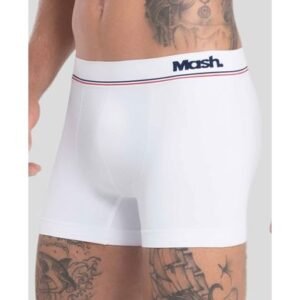 Cueca Boxer Microfibra Texturizada sem Costura Branco M