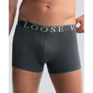 Cueca Boxer Cotton Hang Loose Cinza Chumbo P