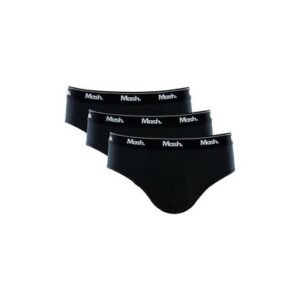 Kit 3 Cuecas Slip Algodão Preto P
