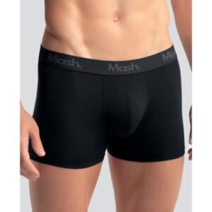 Cueca Boxer Modal Elástico Zig Zag Preto GG