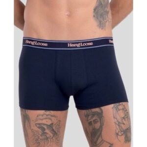 Cueca Boxer Cotton Hang Loose Azul Marinho M