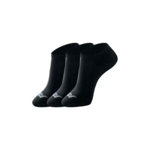 Kit 3 Pares Meia Casual Invisível Hang Loose Preto 01 34-38