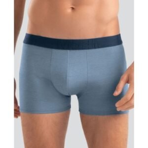 Cueca Boxer Cotton Blend Azul Marinho M