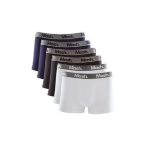 Kit 6 Cuecas Boxer Cotton Sortido P