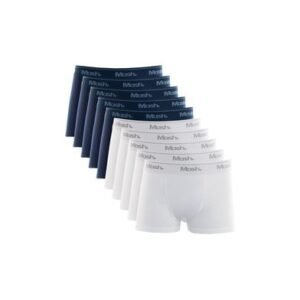 Kit 10 Cuecas Boxer Algodão Infantil Sortido 01 P