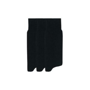 Kit 3 Pares Meia Social Cano Longo Poliamida Preto