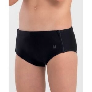 Sungão Liso com Vivo Lateral Infantil Preto P
