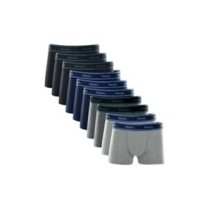 Kit 10 Cuecas Boxer Algodão Infantil Sortido 01 G