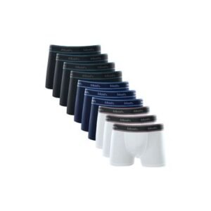 Kit 10 Cuecas Boxer Algodão Infantil Sortido G