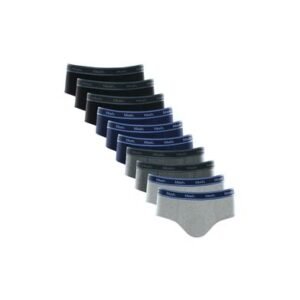 Kit 10 Cuecas Slip Algodão Sortido 01 M