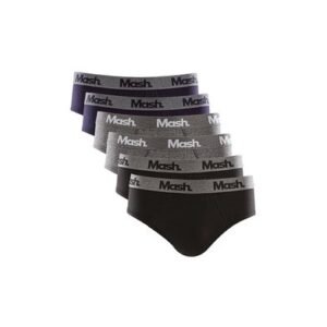 Kit 6 Cuecas Slip Algodão Sortido 01 P