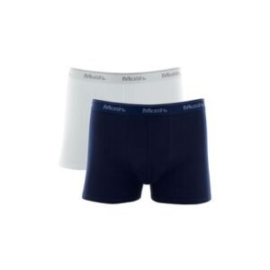 Kit 2 Cuecas Boxer Cotton Plus Size Azul Marinho XGG