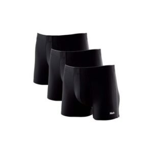 Kit 3 Cuecas Boxer Microfibra Preto P