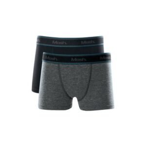 Kit 2 Cuecas Boxer Algodão Infantil Preto GG