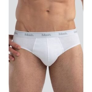 Cueca Slip Algodão Branco P