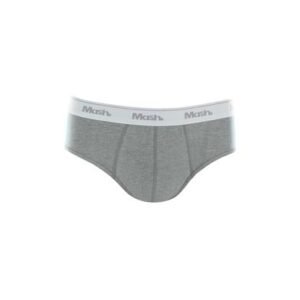 Cueca Slip Algodão Cinza Mescla Claro M