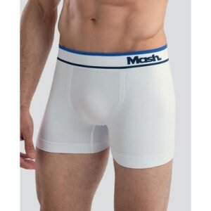 Cueca Boxer Microfibra sem Costura Branco GG