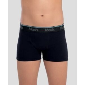 Kit 2 Cuecas Boxer Algodão Infantil Preto G