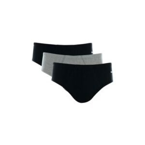 Kit 3 Cuecas Slip Algodão Preto 02 GG