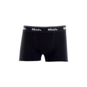 Cueca Boxer Algodão Lisa Infantil Preto P