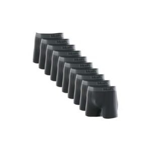 Kit 10 Cuecas Boxer Microfibra sem Costura Cinza Chumbo P