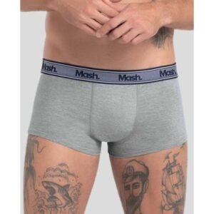 Cueca Sungão Cotton Cinza Mescla Claro GG
