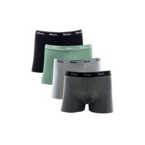 Kit 4 Cuecas Boxer Cotton Cinza Mescla Escuro GG