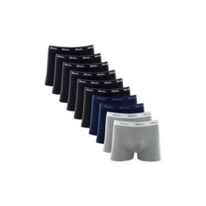 Kit 10 Cuecas Boxer Cotton Preto M