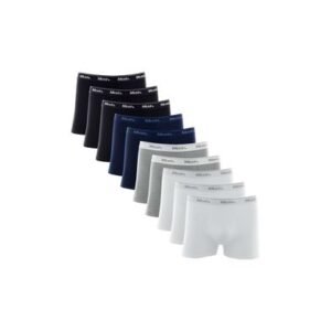 Kit 10 Cuecas Boxer Cotton Sortido P
