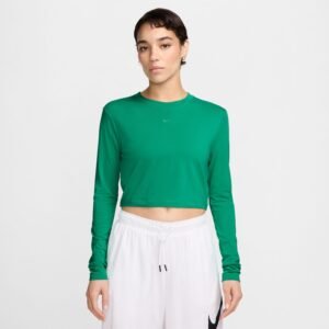 Camiseta Nike Sportswear Cropped Chill Knit Feminina