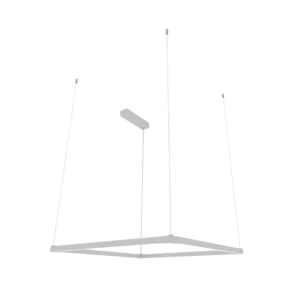 Pendente Led Aluminio Acrilico 30,4W 3000K Fit15 - BRANCO