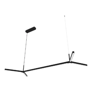 Pendente Led Aluminio Acrilico 26,6W 3000K Fit15 - PRETO