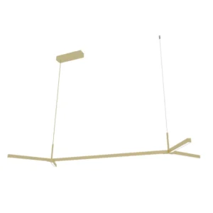 Pendente Led Aluminio Acrilico 26,6W 3000K Fit15 - DOURADO