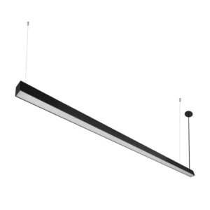 Pendente Led Acrilico Aluminio Preto 53,4w 4000k New Fit40