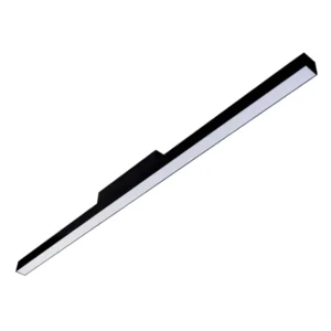 Plafon Led Sobrepor Retangular 32W 3000K Fit - PRETO