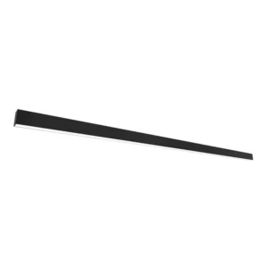 Plafon Led Sobrepor Retangular Preto 53,4w Luz Neutra