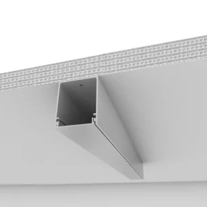 Perfil Sobrepor Aluminio Branco Sem Iluminacao 250cm Fit40