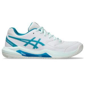 Tênis ASICS GEL-Dedicate 8 Clay - Feminino - Branco/Azul