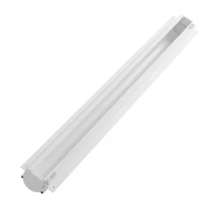 Perfil Embutir Aluminio Branco Para Fita De Led 1m Jazz