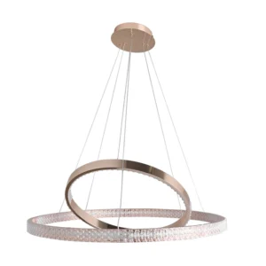 Pendente Led Metal Dourado 50w 3000k