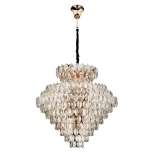 Pendente Cristal Metal Ouro Frances 1,18m Sanke