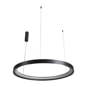 Pendente Led Metal Aluminio Grafite 48w 3000k Giro