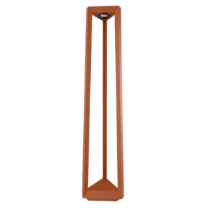 Balizador Led Aluminio 12W 3000K Ip65 80X16cm Lume - TERRACOTA