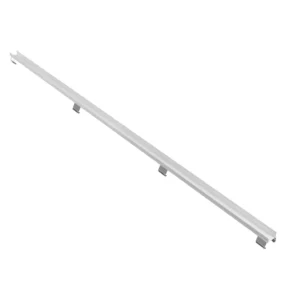 Base Para Perfil Sobrepor Led Aluminio Branco 200cm Fit40