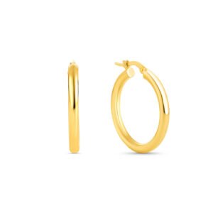 Argola Oca em Ouro Amarelo 18k