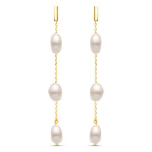 Brinco Orla em Ouro Amarelo 18k com Pérola